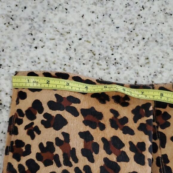 Stunning Anne Klein Calf Hair Leopard print Boots, size 8, pristine - Picture 11 of 15